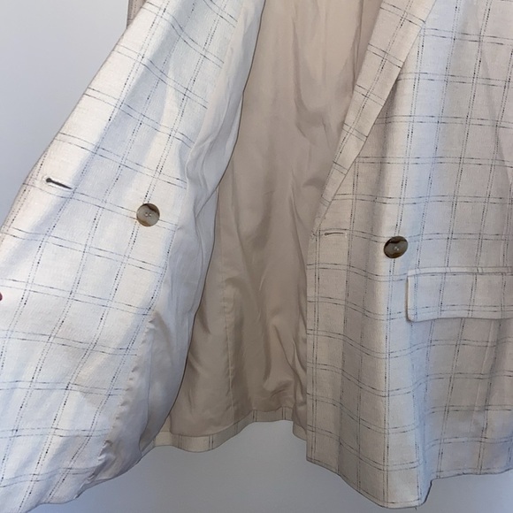 NWT Madewell Caldwell Double Breasted Blazer in Ghent Plaid size S - Picture 12 of 15